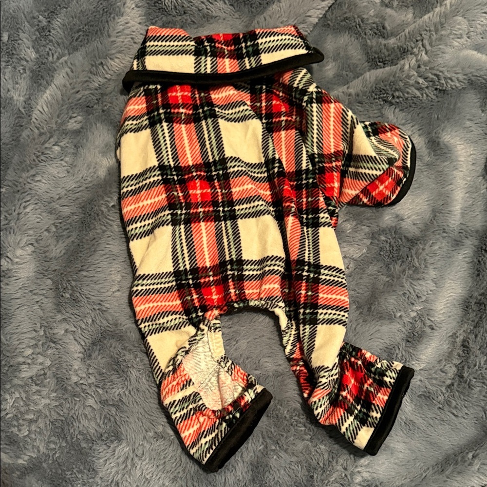 Extra Soft Plaid Dog Pajamas